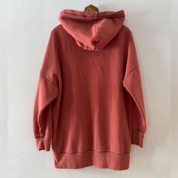 Aerie Hoodie, zipper details, sz Large, ribbon, 3/4 sleeve, relaxed, cropped - Picture 5 of 13